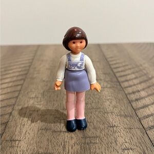 Fisher Price Dolls Dollhouse Family People Daughter Girl Action Figure 1981 VTG
